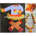 halloween baby girls candy corn romper dress romper tutu set kids clothes baby clothes halloween